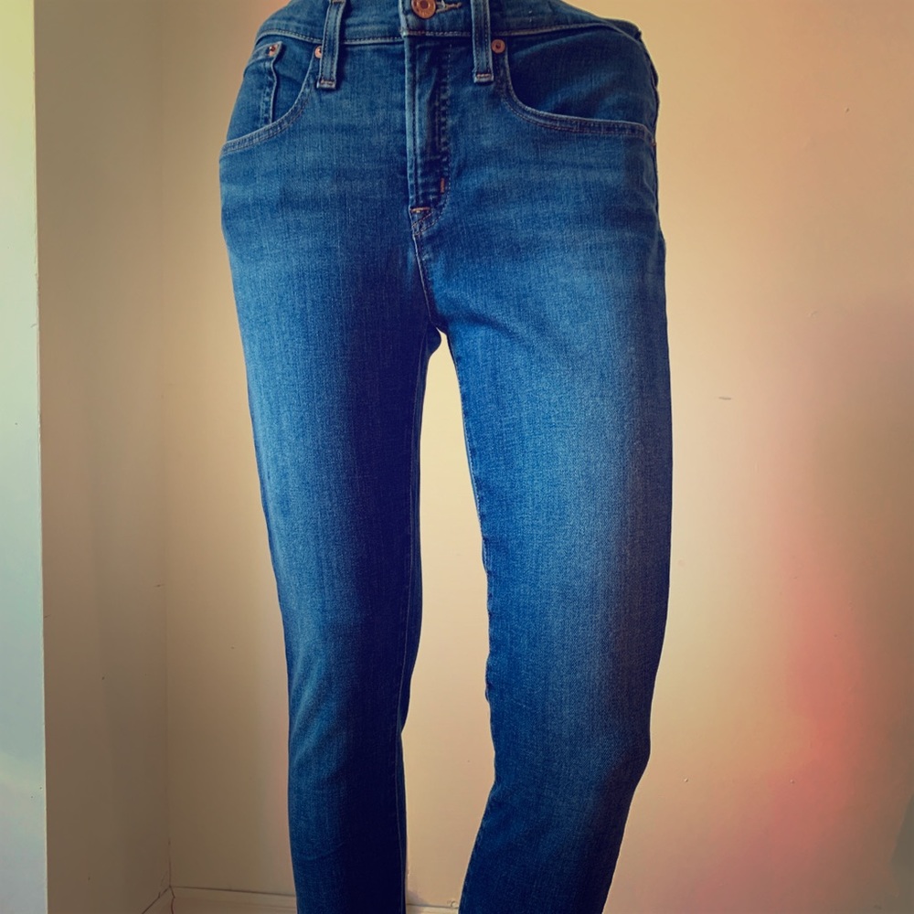 JCrew 8” Toothpick jeans